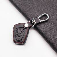 [More Suitable]สำหรับ Mercedes Benz C B E Class CLS CLK SLK CL/W203 W211 W204 3ปุ่มกระเป๋าหนัง Key Fob Cover Case ป้องกัน