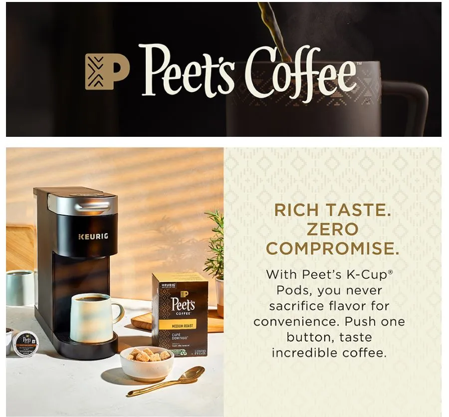 30% OFF!! (Exp Jan 2024) Peet's Coffee, Dark Roast K-Cup Pods for Keurig  Brewers - Single Origin Sumatra 32 Count (1 Box of 32 K-Cup Pods) Packaging  May Vary