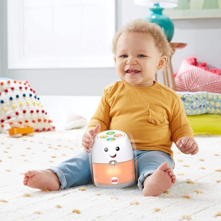 พร้อมส่ง-ของเล่น-fisherprice-laugh-amp-learn-babble-amp-wobble-hub-ของเล่น-เสริมพัฒนาการ-ด้วยเสียงและไฟ