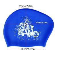 100% Silicone Swimming Cap for Long Hair Womens Waterproof Swim Caps Ladies Diving Hood hat for kids garras natacion casquette Swim Caps