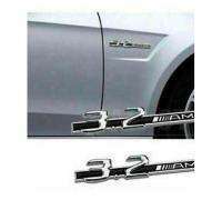 2ชิ้นใหม่โลหะเหมาะสำหรับ3.2 AMG ย่างตราหรือ2พิทักษ์ตรา CLK C63 SLK CLS