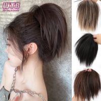 WTB Synthetic Hair Bun Extensions Messy Natural Fluffy Straight Chignons Elastic Hair Scrunchies Donut Updo Hairpieces for Women