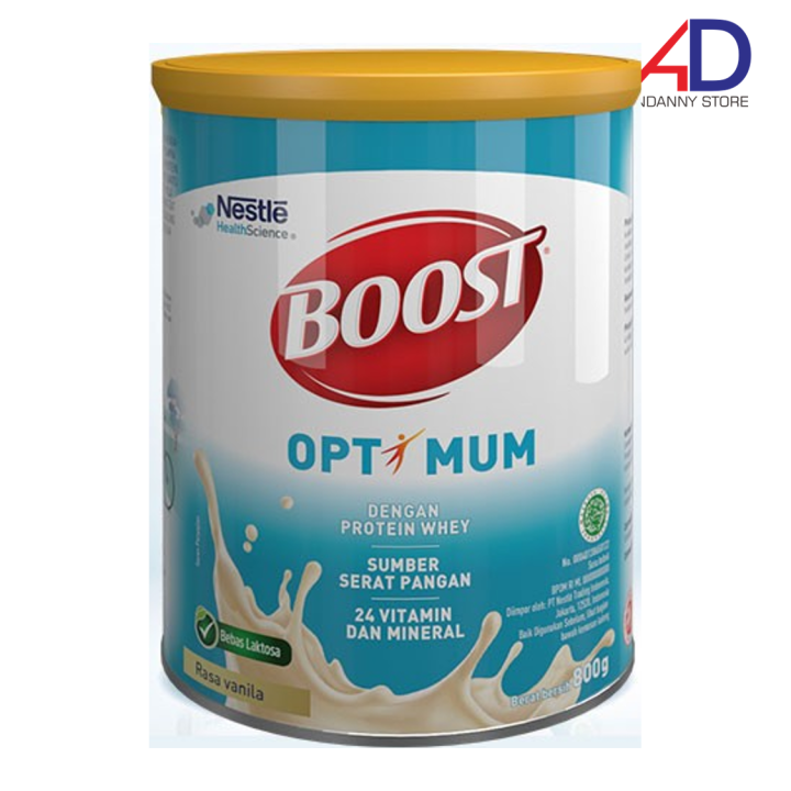 NESTLE NUTREN BOOST OPTIMUM 800GR RASA VANILA / SUSU NUTRISI TAMBAHAN ...