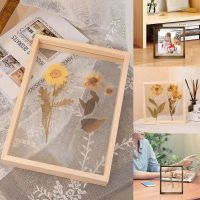 ☬✐ Floating Picture Frame Wood Gallery Pictures Displaying Picture Frames Wall Tabletop Frames Home Decor For Office Sturdy Bedroom