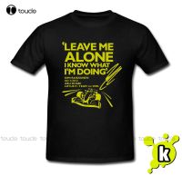 New Kimi Raikkonen Leave Me Alone I Know What IM Doing T-Shirt Mens Black Tshirt Cotton Unisex Tee Shirt Fashion Funny Tshirt