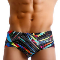 UXH Brand Mens Swimwear Trunks Outdoors Sexy Summer Stretch Beach Surf Swim Sports Push-up Shorts Men Swimsuit Swimming Pants