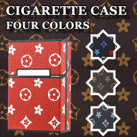 Thick Ciggarrete Cover Waterproof Container 20 Pcs Cegarretes Protective Box Leather Cover 4 Designs