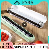 3 Colors Tin Foil Divider A Healthy Diet Fits The Hand Shape Plastic Wrap Cutter Neatly Cut Multi Purpose Pet abs pp Kitchenware