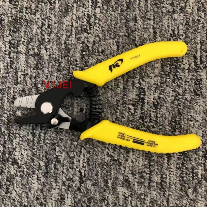 f11301t-miller-clamp-fiber-stripping-pliers-f11301t-fis-tri-hole-fiber-optic-stripper-miller-wire-stripper-free-shipping