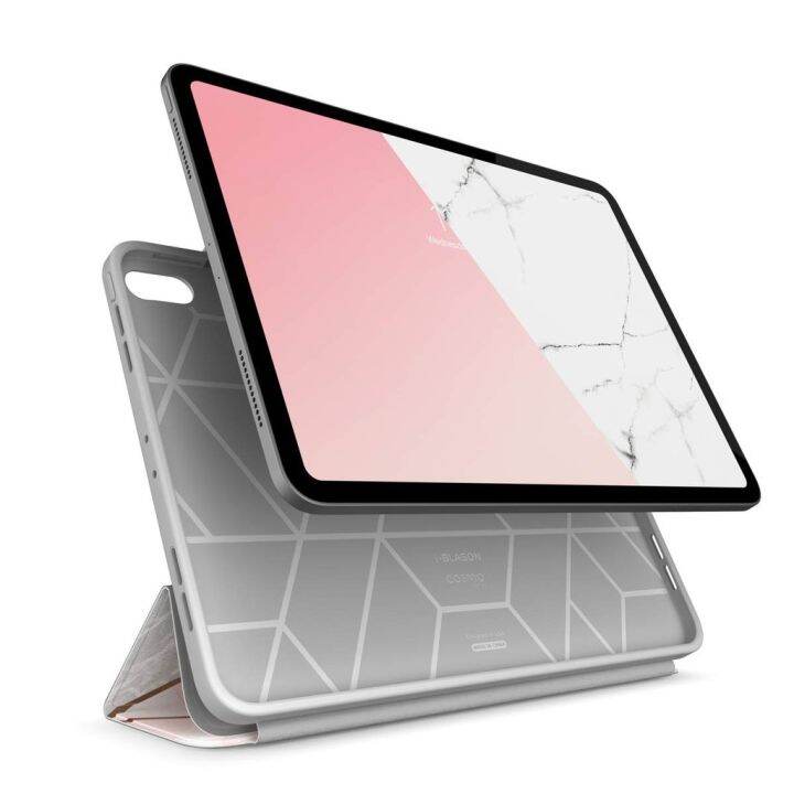 สำหรับ-ipad-pro-11-กรณี-2018-supcase-รองรับการชาร์จด้วยดินสอโดยมี-ไม่มีตัวป้องกันหน้าจอและขาตั้งฝาครอบเคสป้องกันแบบเต็มตัว