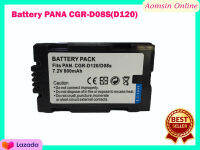 Panasonic Camcorder Battery รุ่น CGR-D08S(D120) (Black)AJ-PCS060G, DZ-MX5000, NV-D89, NV-DB1, NV-GX7, NV-GX7EG, NV-GX7K,