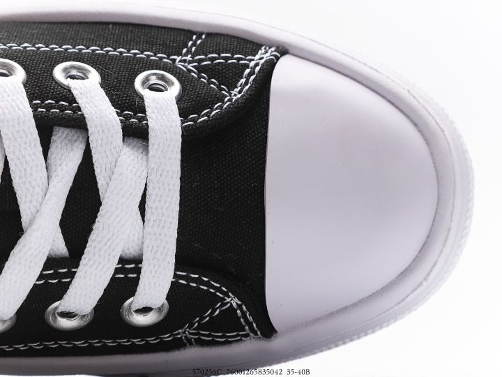 รองเท้าผ้าใบconverse-run-star-hike-hi-สีดำ-รองเท้าผู้ชายผู้หญิง-รองเท้าลำลอง-สินค้าพร้อมส่ง