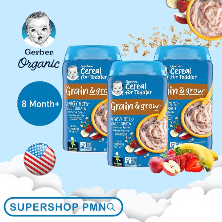 gerber-cereal-3-รส-ซีเรียลบด-apple-blueberry-banana-strawberry-banana-strawberry-apple-อาหารเด็ก-8-12-เดือน-227g