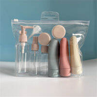 11pcs/set Shampoo Gel Tool Cosmetic Portable Tube Bottling Spray Shower Refillable Travel Bottle