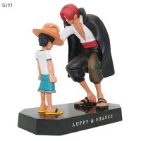 ไซยิ?ของขวัญ?ของเล่นฟิกเกอร์ตัวการ์ตูน Monkey Luffy ทำจากพีวีซี Luffy Shunks หนึ่งชิ้น