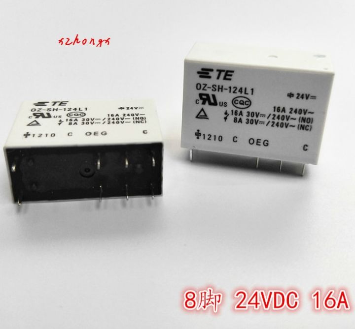 Hot Selling OZ-SH-124L1 24VDC 8Pin 16A Relay