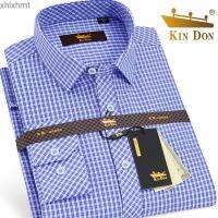 Xhlxhmt KIN Don/golden Shield ผู้ชายฤดูใบไม้ร่วงเสื้อผู้ชายแขนยาวธุรกิจเสื้อลำลอง Professional Tooling นิ้วเสื้อผู้ชาย