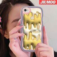 เคส JIUMOO สำหรับ Xiaomi Redmi โน๊ต5A ไพรม์เคส Y1แฟชั่นสีเหลืองครีม3D ดีไซน์ใหม่คอลโลเวฟขอบนุ่มกันกระแทกแบบใสเคสมือถือโปร่งใสลายกล้องถ่ายรูปที่สร้างสรรค์เคสซิลิกาเจลป้องกัน