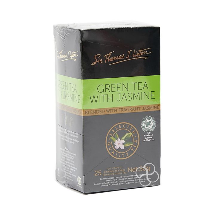 Sir Thomas J. Lipton Green Tea With Jasmine 50g | Lazada PH