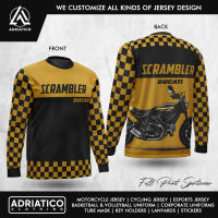 "ducati Adriatico Motorcycle Riding Scrambler" Jersey | Longsleeve : Polo Shirt : T-shirt |{attractive} trendy