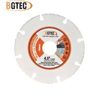 [HOT CHLXIWSHG 552] BGTEC 1ชิ้น4.5นิ้ว/115มิลลิเมตรตัดไม้ใบเลื่อยพลาสติกคณะกรรมการท่อพีวีซีตัดแผ่นโลหะผสมเคลือบเจาะ22.23มิลลิเมตรไม้เครื่องมือการทำงาน