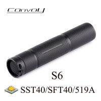 Convoy S6 Black SST40 519A SFT40 Linterna Led 18650 Torch Camping Lamp Fishing Latarka Tactical Lantern