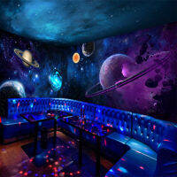 (HOT) ขายส่ง 3d วอลล์เปเปอร์โรงแรม Space Star Mural Ho k วอลล์เปเปอร์ติดเพดานห้องนอนร้านอินเทอร์เน็ต