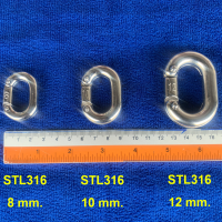 Chain Connector STL 316 ข้อต่อโซ่สมอ ข้อต่อโซ่เรือ สแตนเลส 316 ป้องกันสนิม มีหลากหลายขนาดให้เลือกตามความโตของโซ่