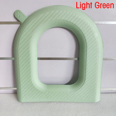 P5u7 1PC Toilet Cover อุปกรณ์เสริม Washable U-Shape Toilet Seat Bidet EVA Toilet Seat Cover With Handle Waterpoof Closestool Mat Pad Soft Bathroom