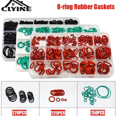 O-ring Rubber Gaskets Seal Ring Set Nitrile Rubber High Pressure O-Rings NBR Faucet Sealing Elastic Valve O Rubber Rings Set Gas Stove Parts Accessori