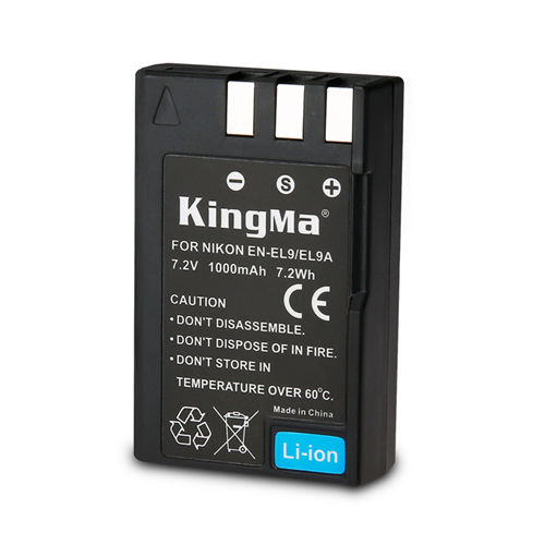 kingma-nikon-en-el9-9a-battery-1000mah-for-nikon-d3000-d5000-camera