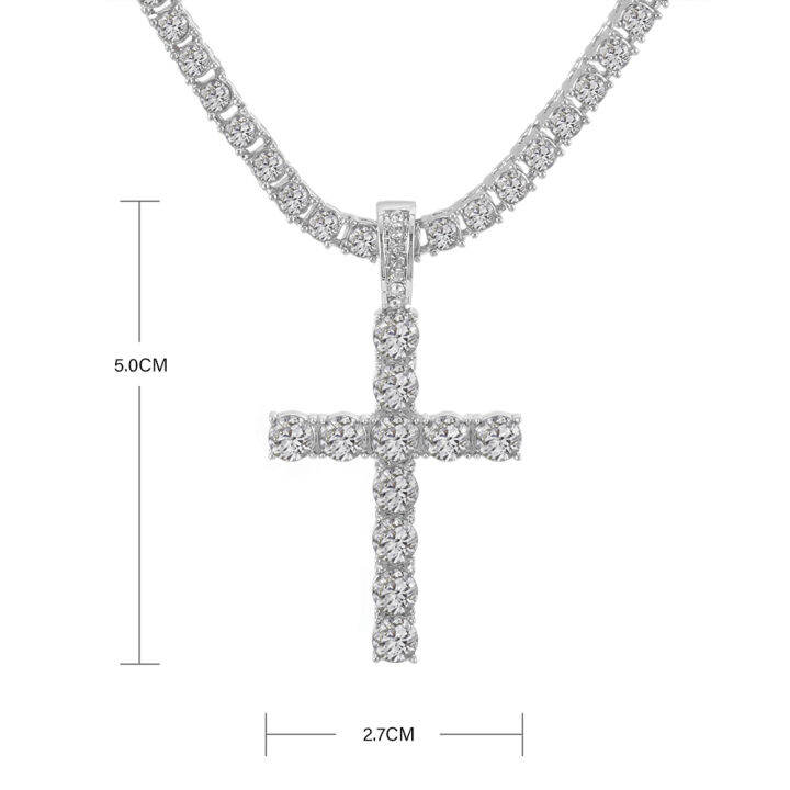 jewelry-2021-new-silver-cross-pendant-chain-mens-tennis-chain-cross-pendant-necklace-chain-womens-neck-wholesale