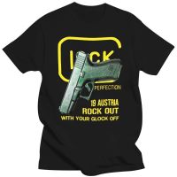 เสื้อยืด2023ผู้ชาย3d Glock 19ชาวออสเตรียแบบก้อนหินกับ Glock Off Gun ของคุณเสื้อยืดแบบลำลองเสื้อยืดแบบหลวมเสื้อยืดเสื้อยืดพิมพ์ลายอินเทรนด์ผู้ชาย