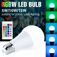 E27 หลอดไฟ LED RGB 220V โคมไฟเปลี่ยนได้สีสันโคมระย้า LED Bombilla สำหรับห้องนั่งเล่นพร้อมรีโมทคอนโทรล IR 110V Ampoule-ju544982