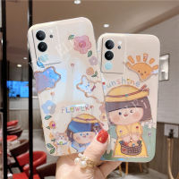 เคสโทรศัพท์ TPU นิ่มแฟชั่นใหม่สำหรับ VIVO V29 5G ลายการ์ตูนดวงอาทิตย์ดอกไม้บลูเรย์ปลอกโทรศัพท์มือถือ Vivo V29กันกระแทกฝาหลัง VIVOV29 5G