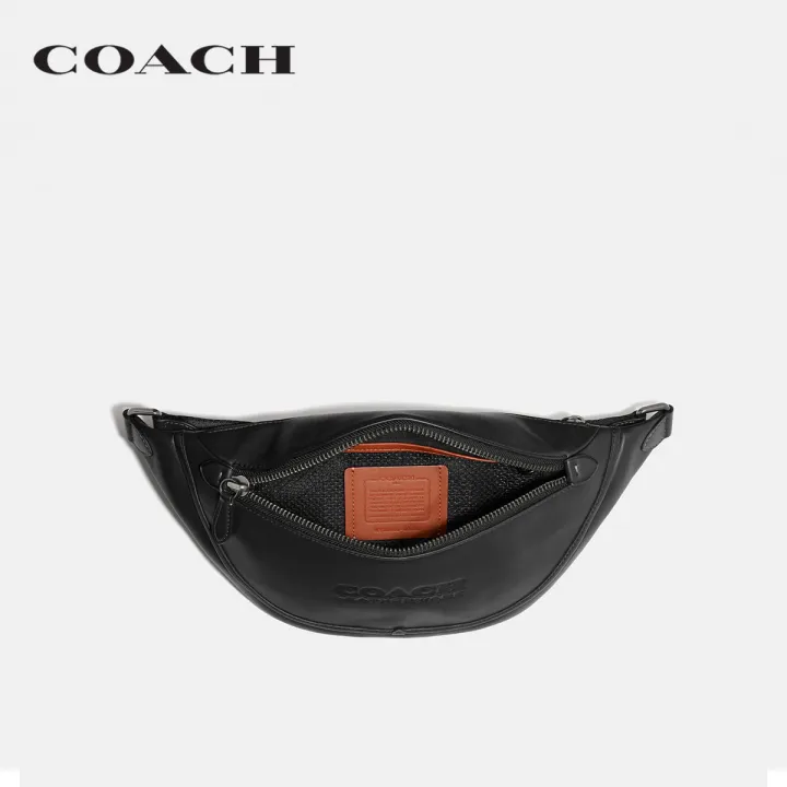 coach-กระเป๋าสะพายข้างผู้ชายรุ่น-league-belt-bag-สีดำ-c2291-jiblk