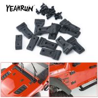 YEAHRUN ชุดบานพับตัวถังรถไนลอนสำหรับ SCX10แกน III AXI03006รถจี๊ปนักสู้ AXI03007 Wrangler 1/10ตีนตะขาบ RC ชิ้นส่วนรถยนต์