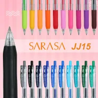 1ชิ้นม้าลาย SARASA สีเจลเจลปากกา JJ15-0.5mm 20สีตัวเลือกกันน้ำและทนแสงที่มีสีสันสดใสเขียนเรียบ