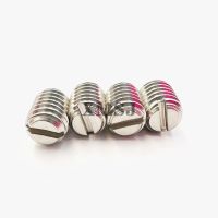 【CW】 5/10pcs M1.2 M1.4 M1.6 M2 M2.5 M3 M4 M5 M6 M8 GB73 304 Stainless Steel Slotted Head Flat Point End Headless Grub Bolt Set Screw