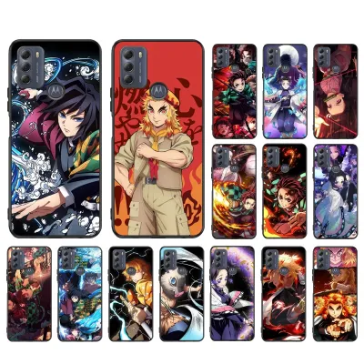 Demon Slayer kimetsu no yaiba Anime Phone Case for Motorola Moto One E7 power E7Plus E6S E20 E40 One Fusion plus Edge 20 Fusion