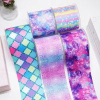 【hot】！ Cartoon Stripes And Grids Printed Grosgrain Supplies Sewing Accessories 5 Yards. 47046