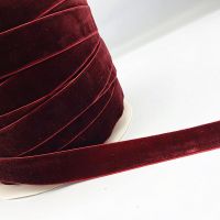 3 yards 6mm-38mm Colour Single Face Line  Velvet Ribbon for Bowknot Christmas Ribbon Party Decorations  # 17 Gift Wrapping  Bags