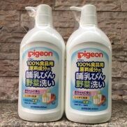 Chai Nước Rửa Bình PIGEON 800ML Hàng NHẬT Nội Địa