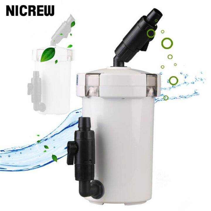 NICREW SUNSUN 603 External Aquarium Filter UltraQuiet Canister Filter