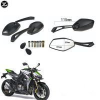 ♙ใหม่สำหรับ Z800 Z250คาวาซากิ Z1000 Z900 ER-6N Z250 Er6n ดัดแปลง Ath1etic กระจกมองหลังของมอเตอร์ไซค์