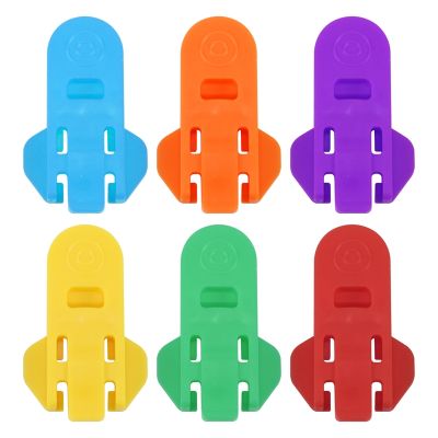 Manual Easy Can Opener, 6Pcs Color Soda Beer Can Opener Beverage Can Protector, Premium Plastic Shields Tab Openers