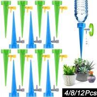 1/12Pcs Auto Drip Irrigation Watering System Self Plant Watering Spike Kits GardenPlant Flower Dripper Automatic Waterer Tools Watering Systems  Garde