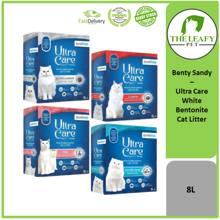 Benty Sandy Ultra Care White Bentonite Cat Litters ( Active Carbon