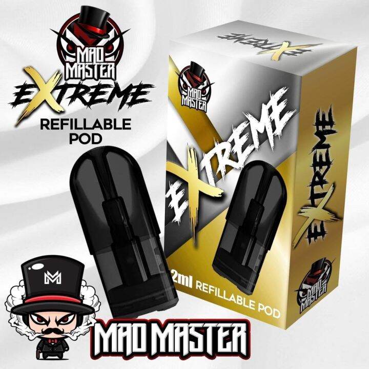 vape Legit MadMaster Extreme Refillable Pods / RELX Infinity / RELX
