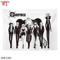 DFE ผ้าเช็ดมือ ของใช้ในครัวเรือน (มีในสต๊อก จัดส่งจากกทม.)【READY STOCK】One Piece Anime ผ้าแขวนผนัง ลายการ์ตูนวันพีช สำหรับติดผนังห้องนอ ผ้าขนหนู  ผ้าเอนกประสงค์